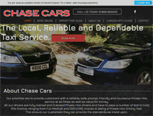 Tablet Screenshot of chasecars.co.uk